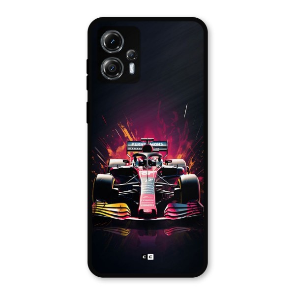 Game Racing Metal Back Case for Moto G13