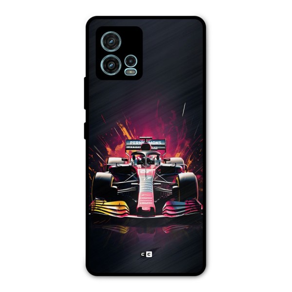 Game Racing Metal Back Case for Moto G72