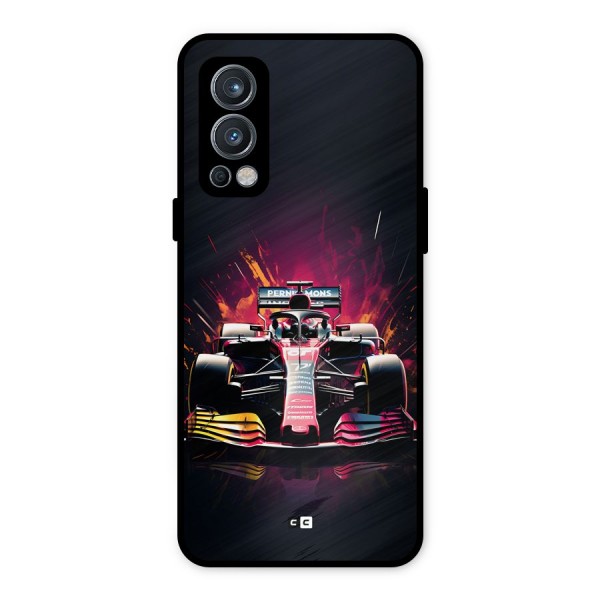 Game Racing Metal Back Case for OnePlus Nord 2 5G