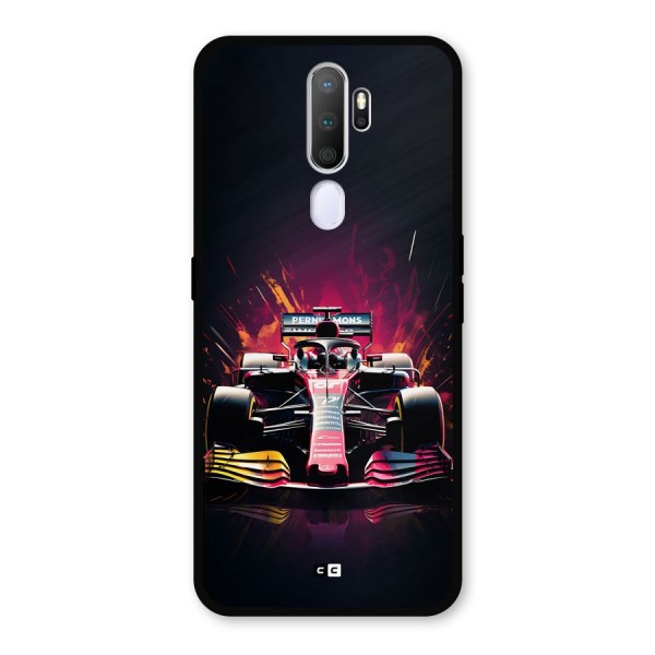 Game Racing Metal Back Case for Oppo A9 (2020)