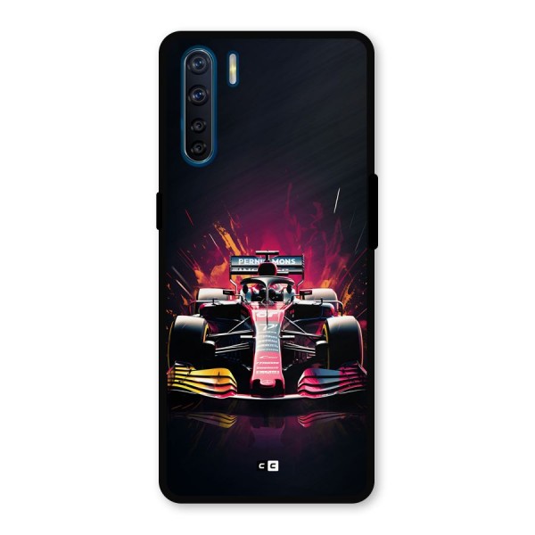 Game Racing Metal Back Case for Oppo F15
