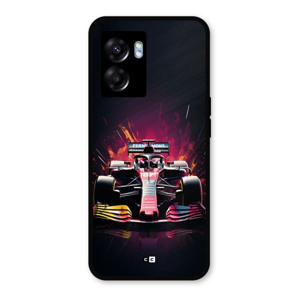 Game Racing Metal Back Case for Realme Narzo 50 5G