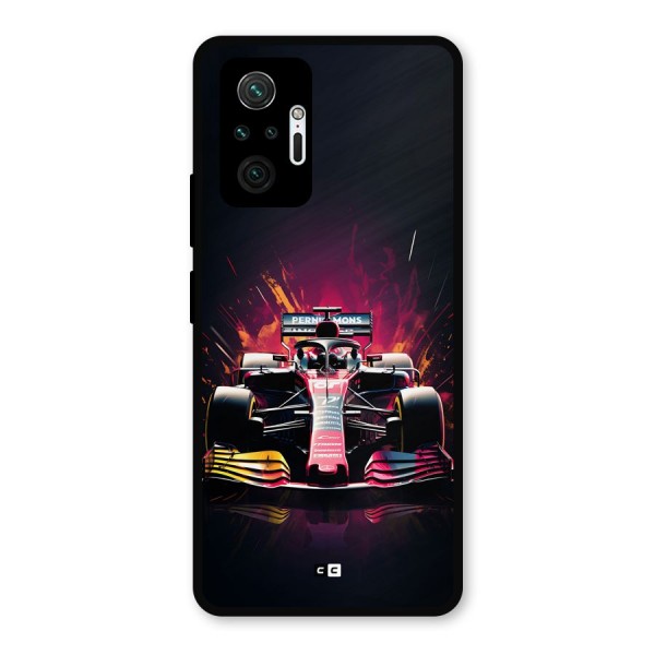 Game Racing Metal Back Case for Redmi Note 10 Pro Max