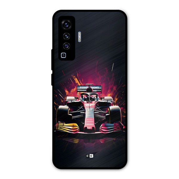 Game Racing Metal Back Case for Vivo X50