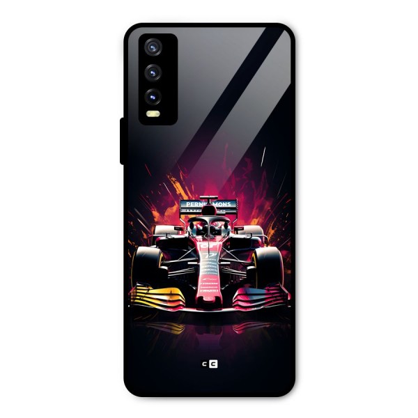 Game Racing Metal Back Case for Vivo Y20i
