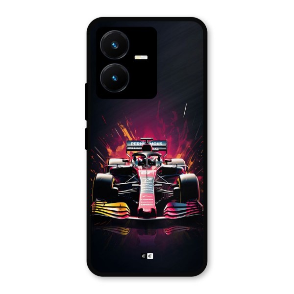 Game Racing Metal Back Case for Vivo Y22