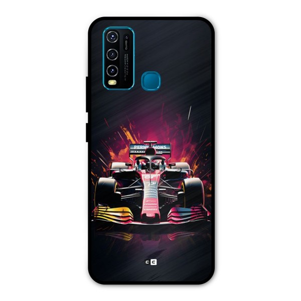 Game Racing Metal Back Case for Vivo Y50