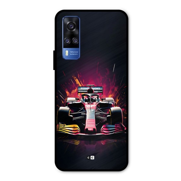 Game Racing Metal Back Case for Vivo Y51A