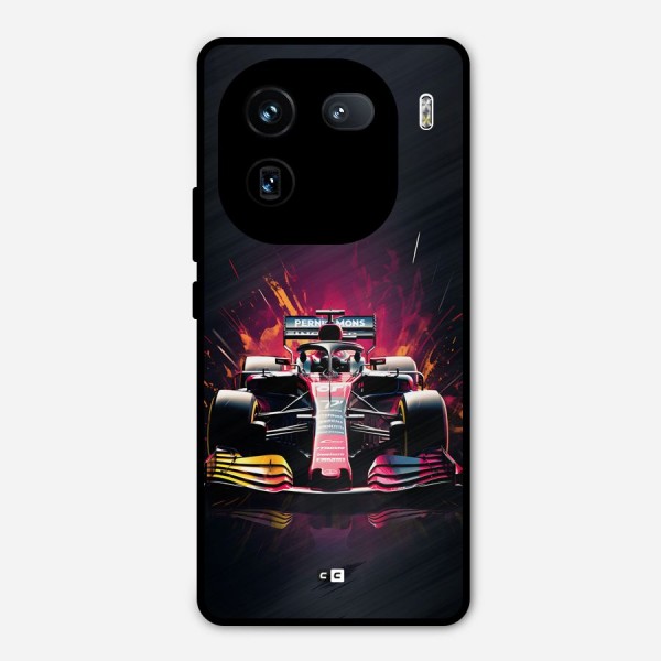 Game Racing Metal Back Case for iQOO 12