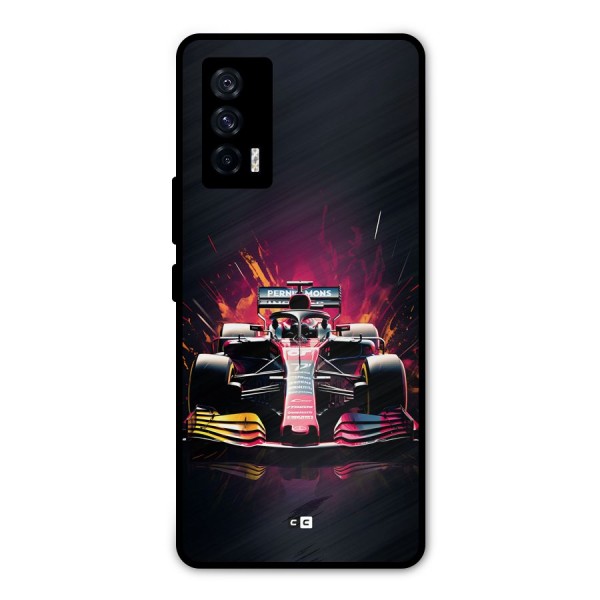 Game Racing Metal Back Case for iQOO 7 5G