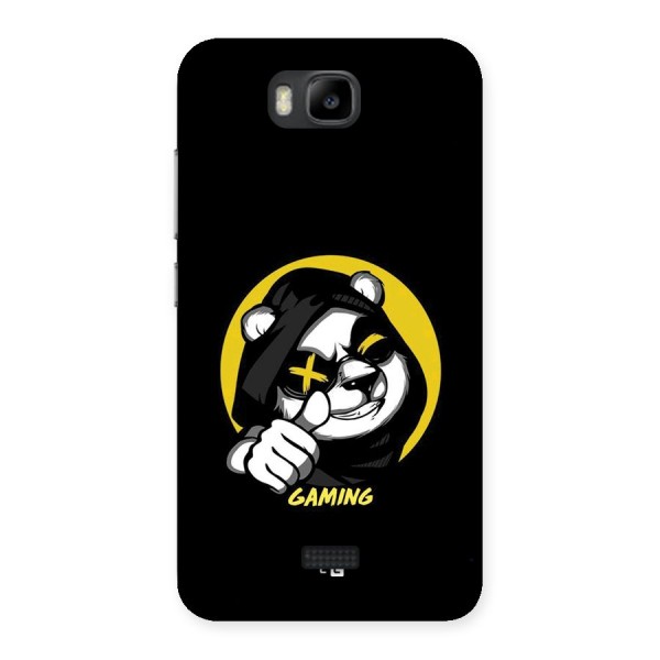Gaming Panda Back Case for Honor Bee