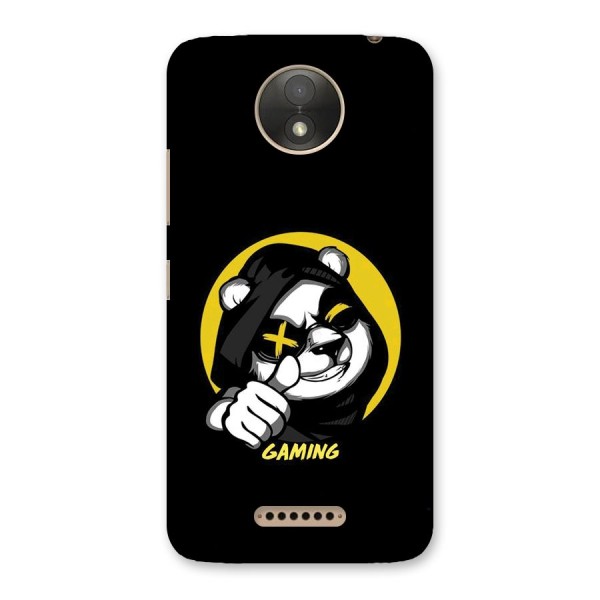 Gaming Panda Back Case for Moto C Plus