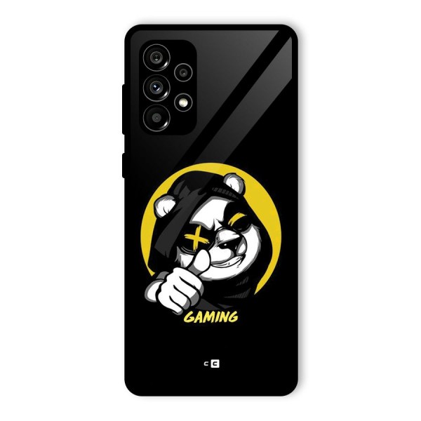 Gaming Panda Glass Back Case for Galaxy A73 5G