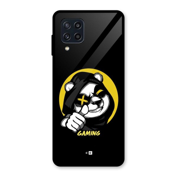 Gaming Panda Glass Back Case for Galaxy M32
