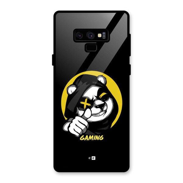 Gaming Panda Glass Back Case for Galaxy Note 9