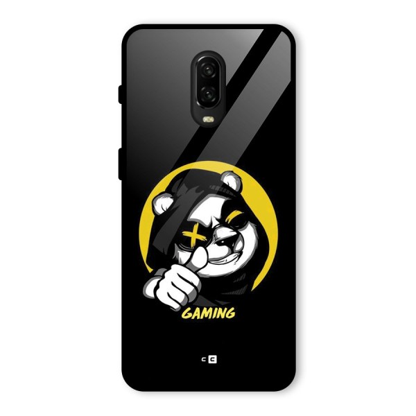 Gaming Panda Glass Back Case for OnePlus 6T