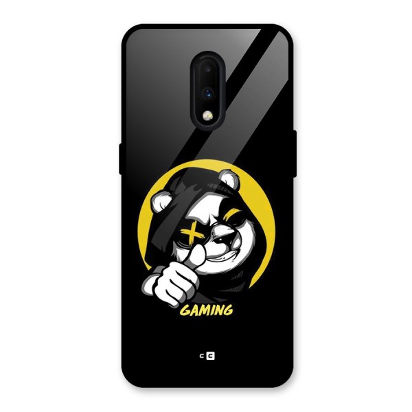 Gaming Panda Glass Back Case for OnePlus 7
