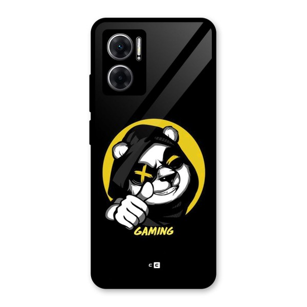 Gaming Panda Glass Back Case for Redmi 11 Prime 5G