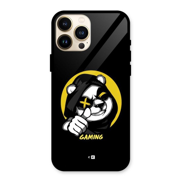 Gaming Panda Glass Back Case for iPhone 13 Pro Max
