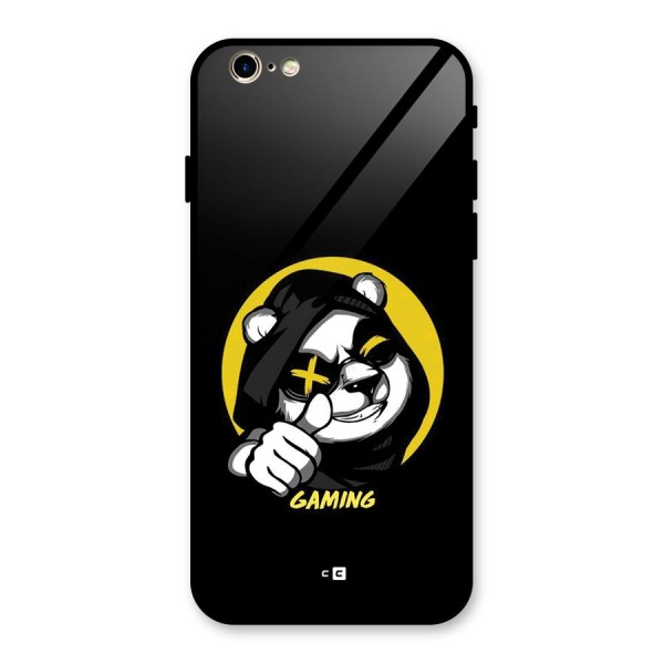 Gaming Panda Glass Back Case for iPhone 6 6S