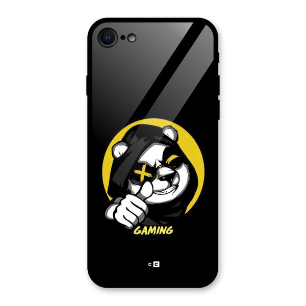 Gaming Panda Glass Back Case for iPhone 7