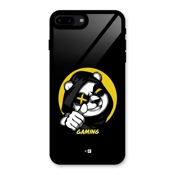 Gaming Panda Glass Back Case for iPhone 7 Plus