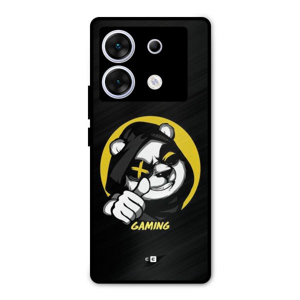 Gaming Panda Metal Back Case for Infinix Zero 30 5G