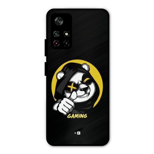 Gaming Panda Metal Back Case for Poco M4 Pro 5G