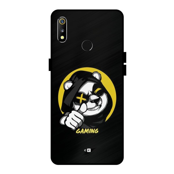 Gaming Panda Metal Back Case for Realme 3