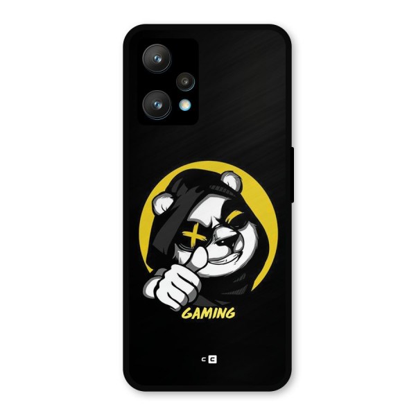 Gaming Panda Metal Back Case for Realme 9