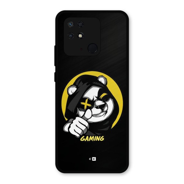 Gaming Panda Metal Back Case for Redmi 10 Power