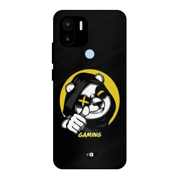 Gaming Panda Metal Back Case for Redmi A1 Plus