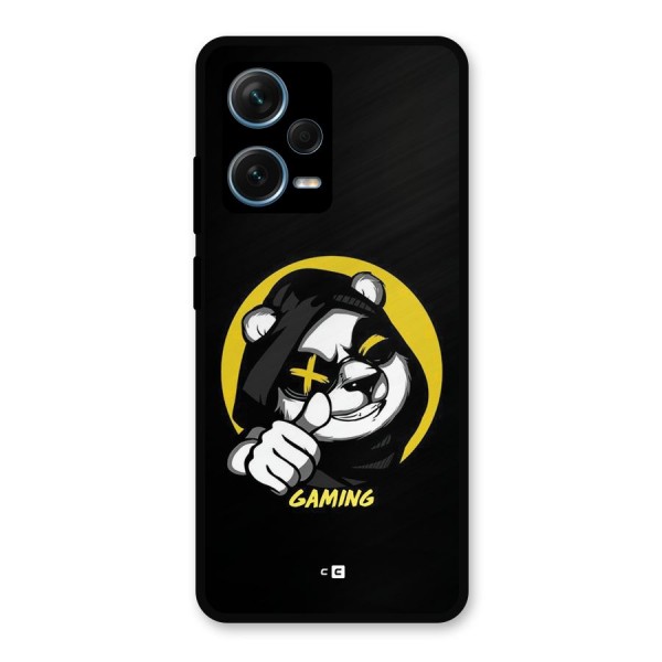 Gaming Panda Metal Back Case for Redmi Note 12 Pro Plus 5G