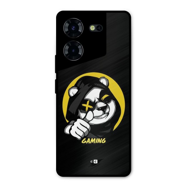 Gaming Panda Metal Back Case for Tecno Pova 5 Pro 5G
