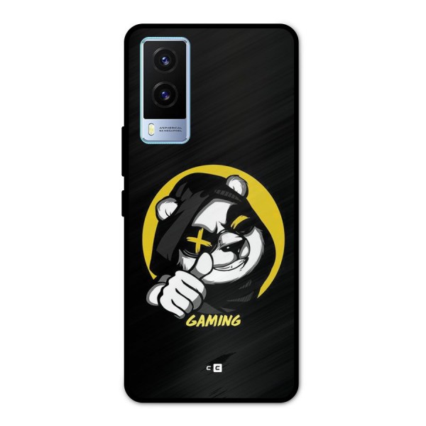 Gaming Panda Metal Back Case for Vivo V21e 5G