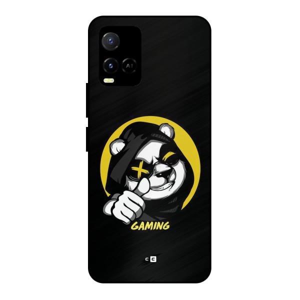 Gaming Panda Metal Back Case for Vivo Y21T