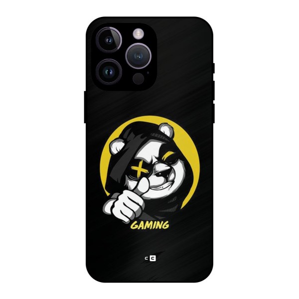 Gaming Panda Metal Back Case for iPhone 14 Pro Max