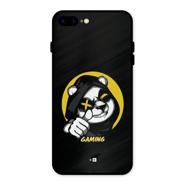 Gaming Panda Metal Back Case for iPhone 8 Plus