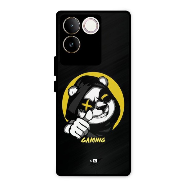 Gaming Panda Metal Back Case for iQOO Z7 Pro