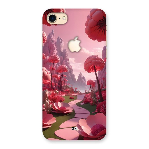 Garden Of Love Back Case for iPhone 7 Apple Cut