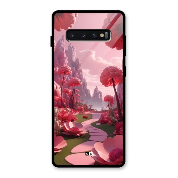 Garden Of Love Glass Back Case for Galaxy S10 Plus