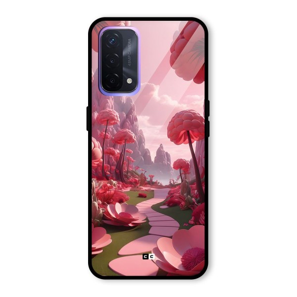 Garden Of Love Glass Back Case for Oppo A74 5G