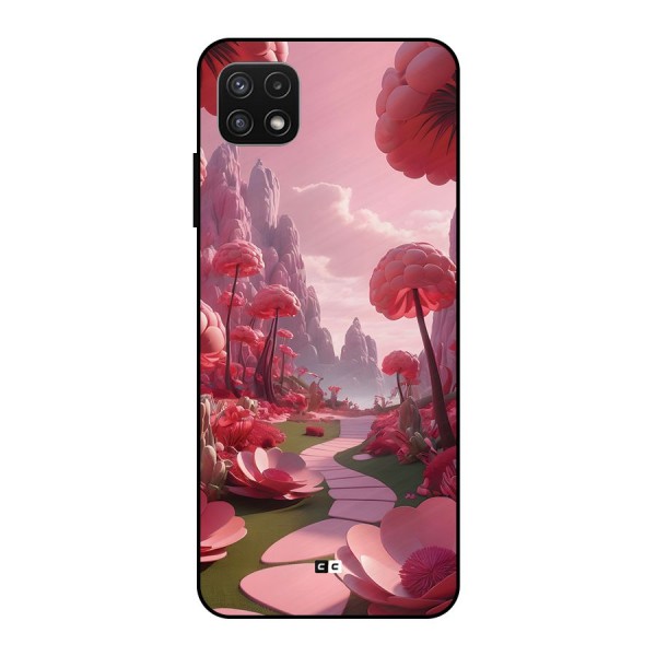 Garden Of Love Metal Back Case for Galaxy A22 5G