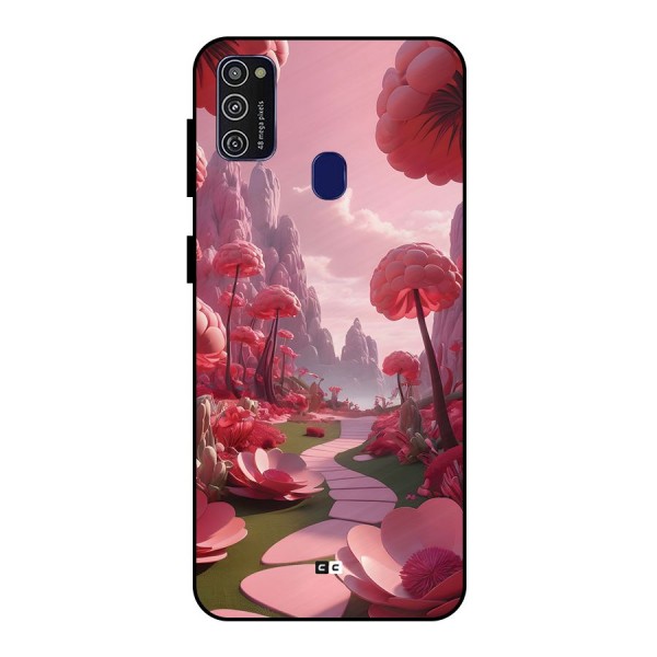 Garden Of Love Metal Back Case for Galaxy M21
