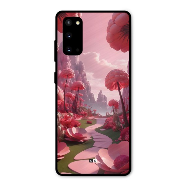 Garden Of Love Metal Back Case for Galaxy S20