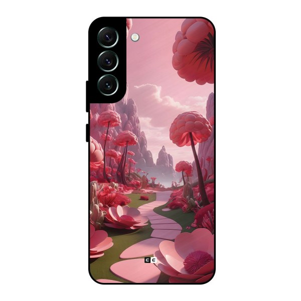 Garden Of Love Metal Back Case for Galaxy S22 Plus 5G