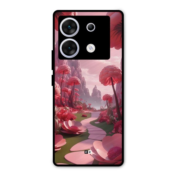 Garden Of Love Metal Back Case for Infinix Zero 30 5G