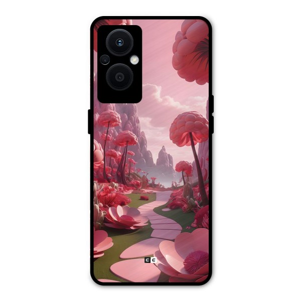 Garden Of Love Metal Back Case for Oppo F21s Pro 5G