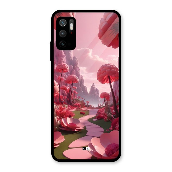 Garden Of Love Metal Back Case for Redmi Note 10T 5G