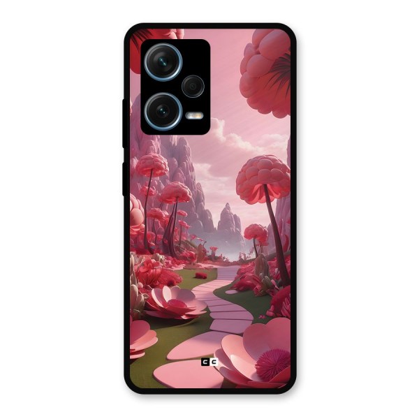 Garden Of Love Metal Back Case for Redmi Note 12 Pro Plus 5G